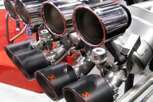 Akrapovic Titanium Carbon Fiber Exhaust Tips