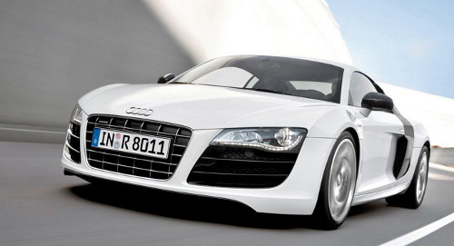 Audi R8 coupe with all wheel drive