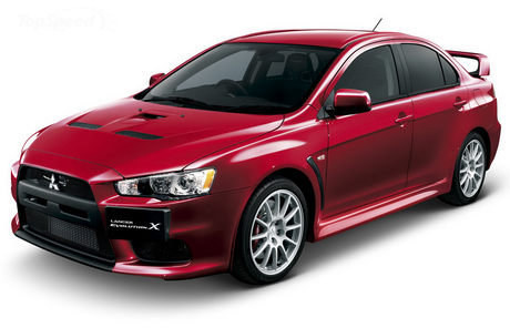 Lancer Evo with all wheel drive
