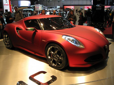 The Alfa Romeo 4C concept