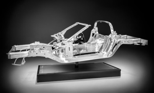 Corvette aluminum frame